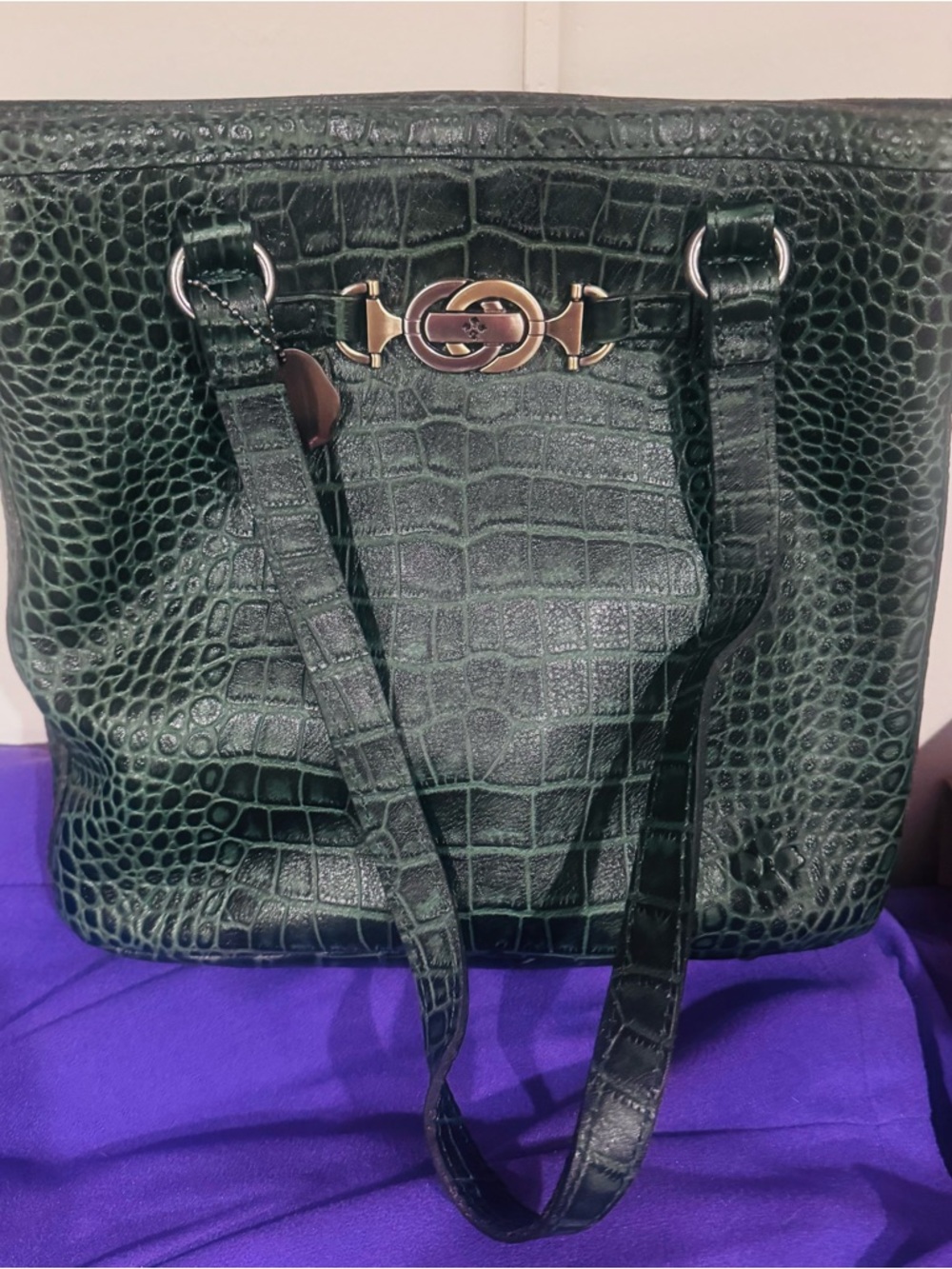 Patricia Nash Dark Green Limited Edition 10th anniversary! *leather*